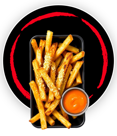 Garlic Parmesan Fries Eggrollerz